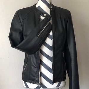 Faux Leather Jacket